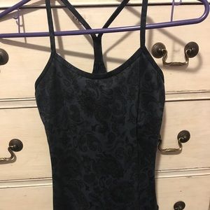 Lululemon Paisley Print Tank with Built in Bra.